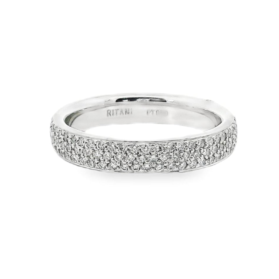 Platinum - Diamond Eternity Band - 18980