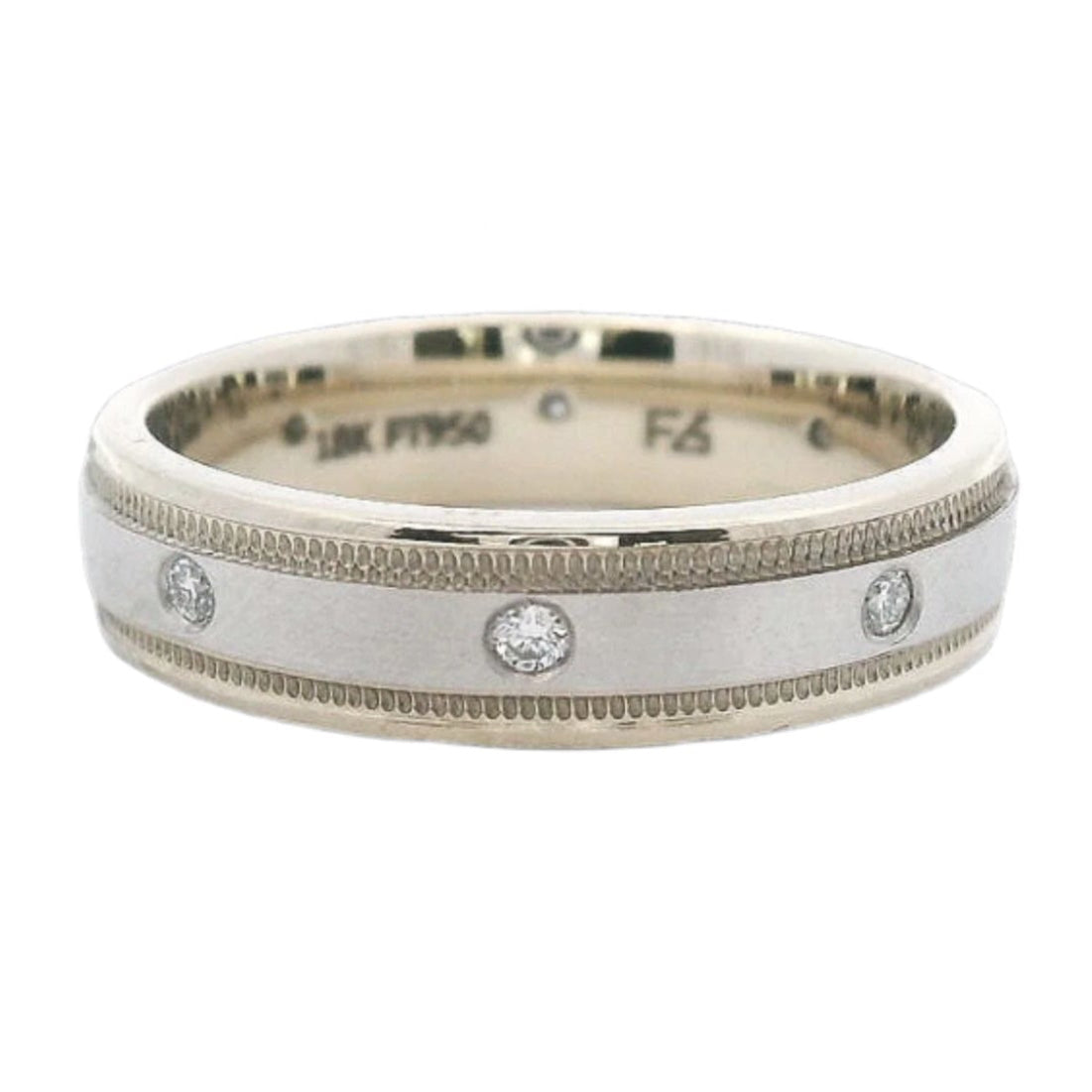 Platinum & 18K White Gold - Diamond Eternity Band - 19094