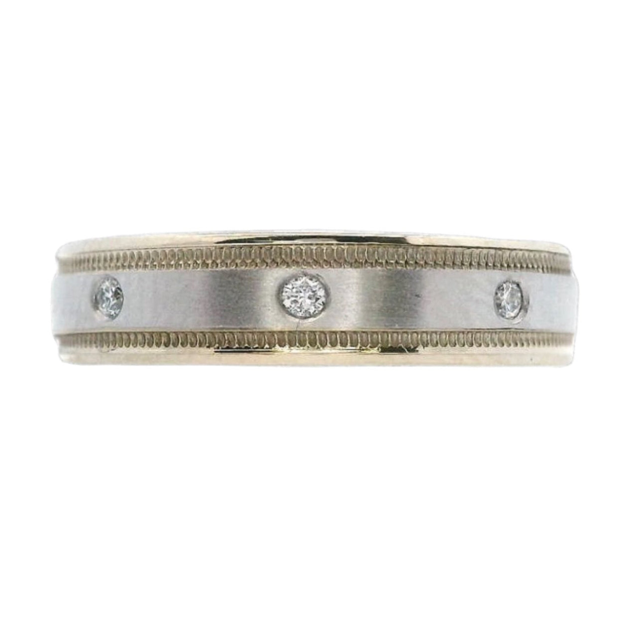 Platinum & 18K White Gold - Diamond Eternity Band - 19094