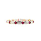 18 kt two tone Ruby & Diamond bracelet