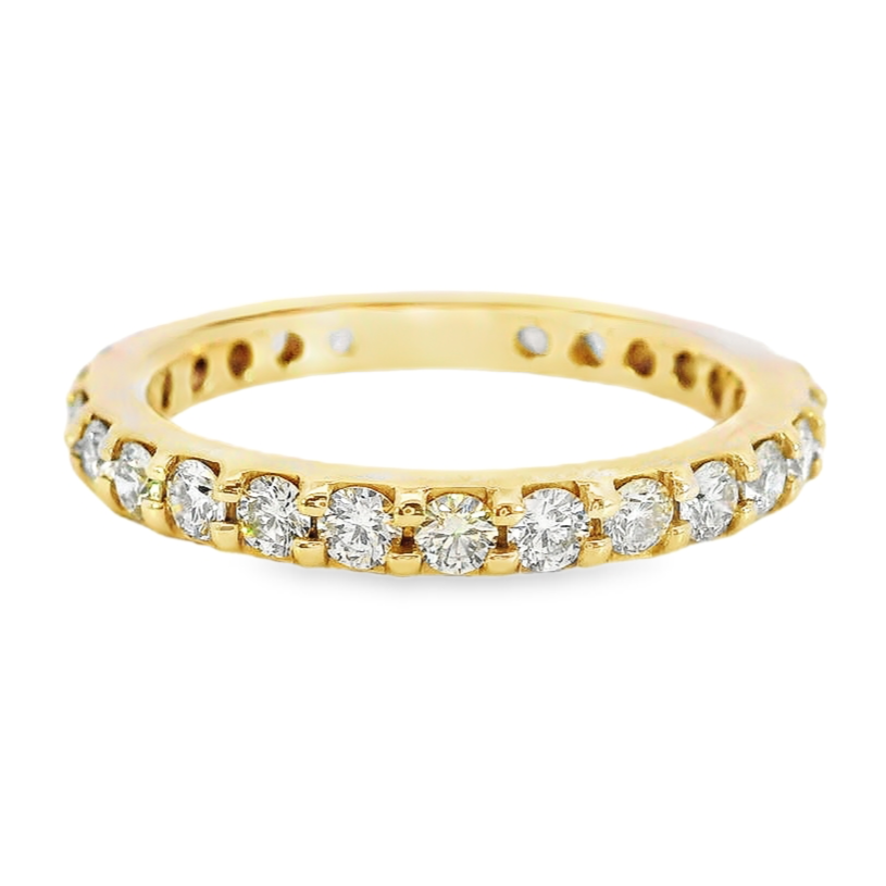 14K Yellow Gold - Diamond Eternity Band - J31547