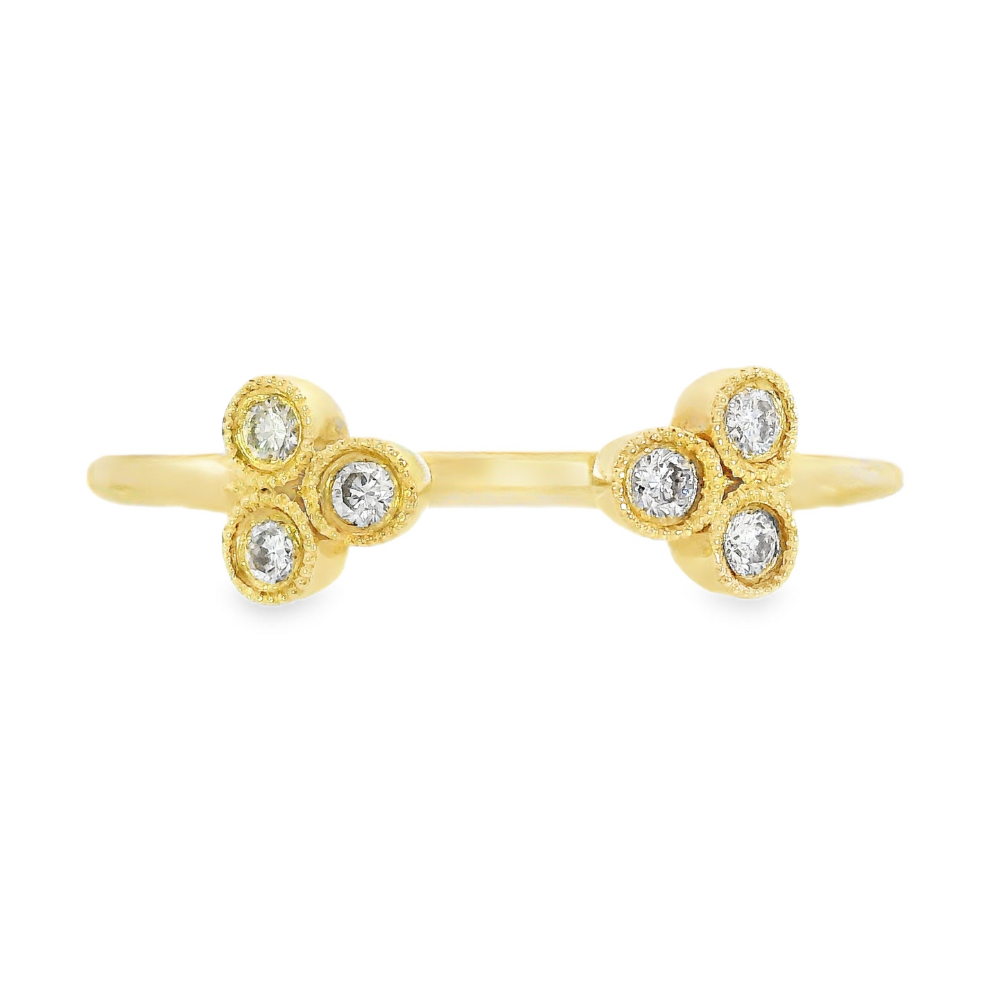 14K Yellow Gold - Diamond Fashion Ring - J34638