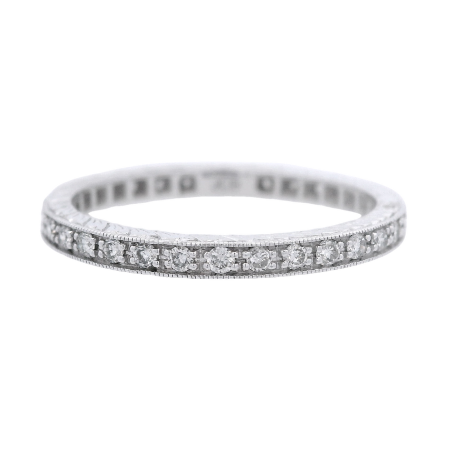 14K White Gold - Diamond Eternity Band - J34747