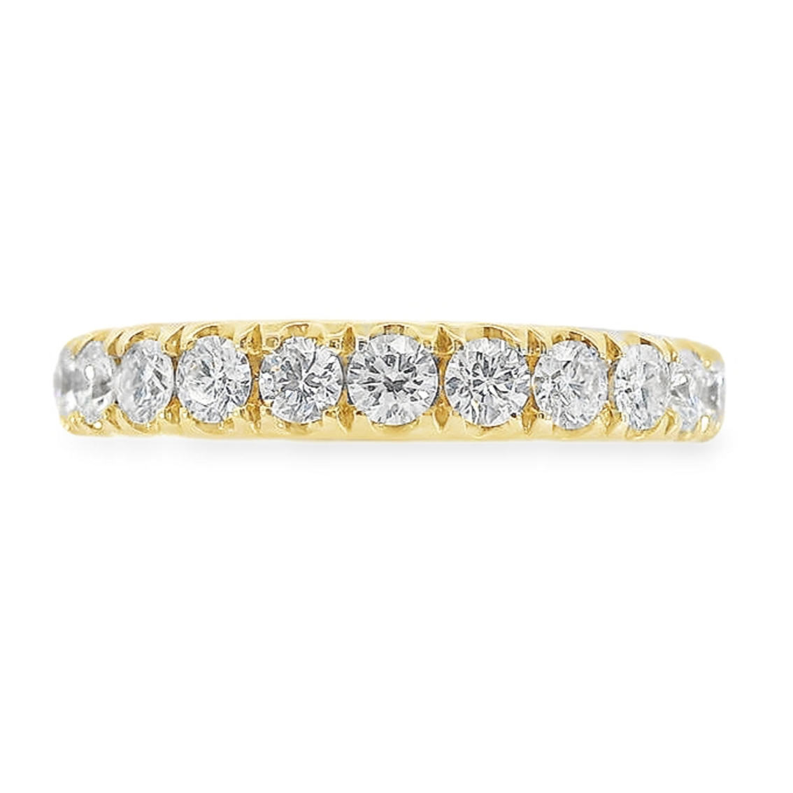 14K Yellow Gold - Diamond Band - J35555