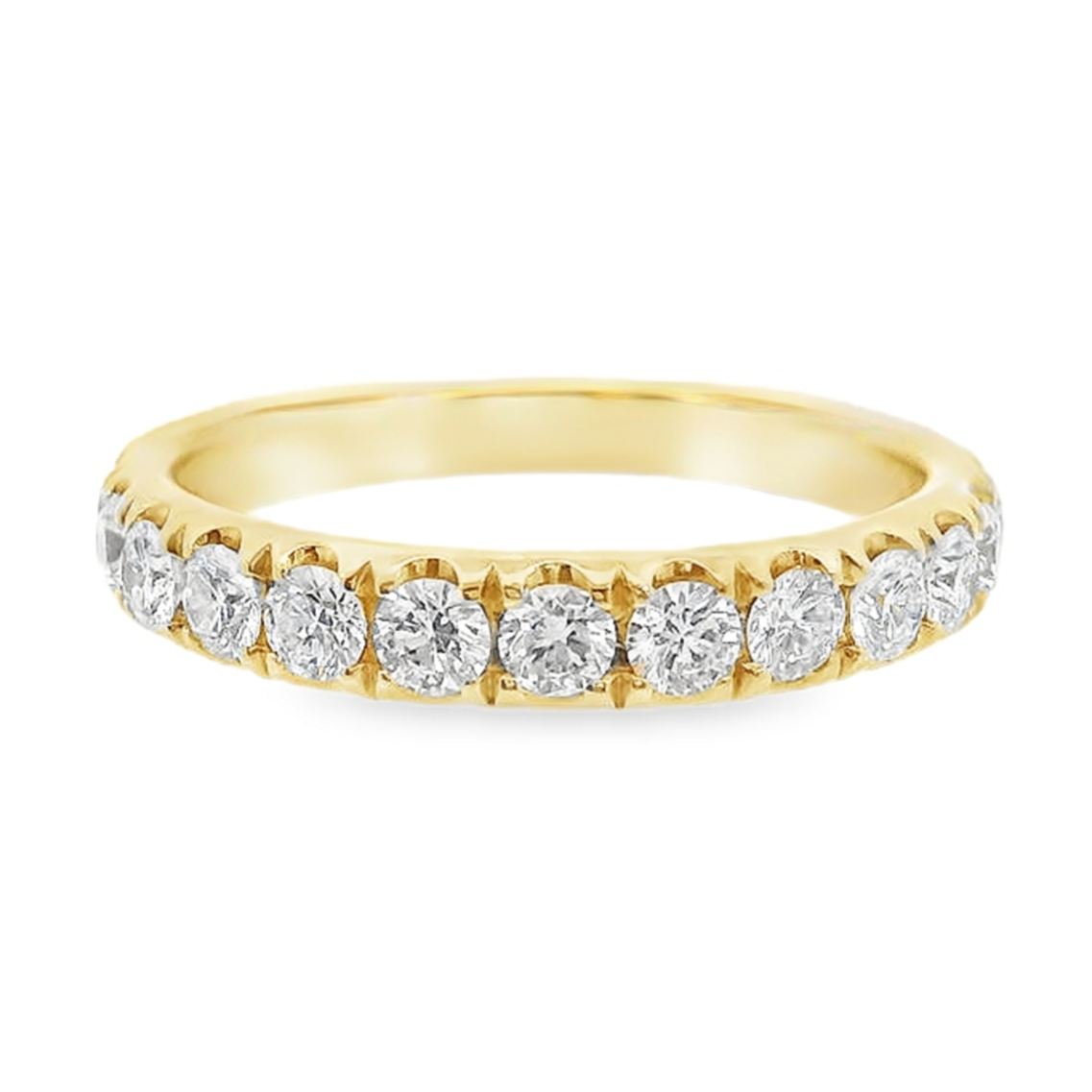 14K Yellow Gold - Diamond Band - J35555