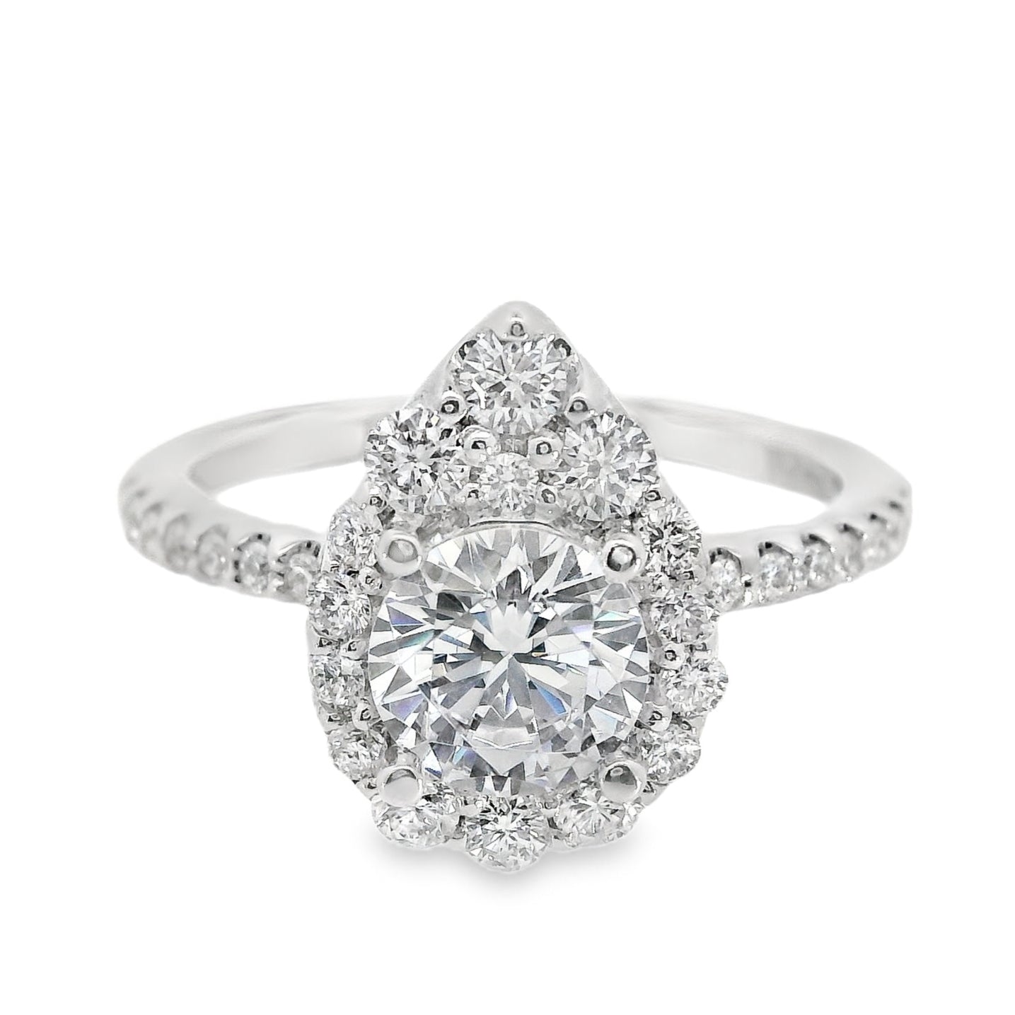 14K White Gold - Diamond Ring Setting - J35575