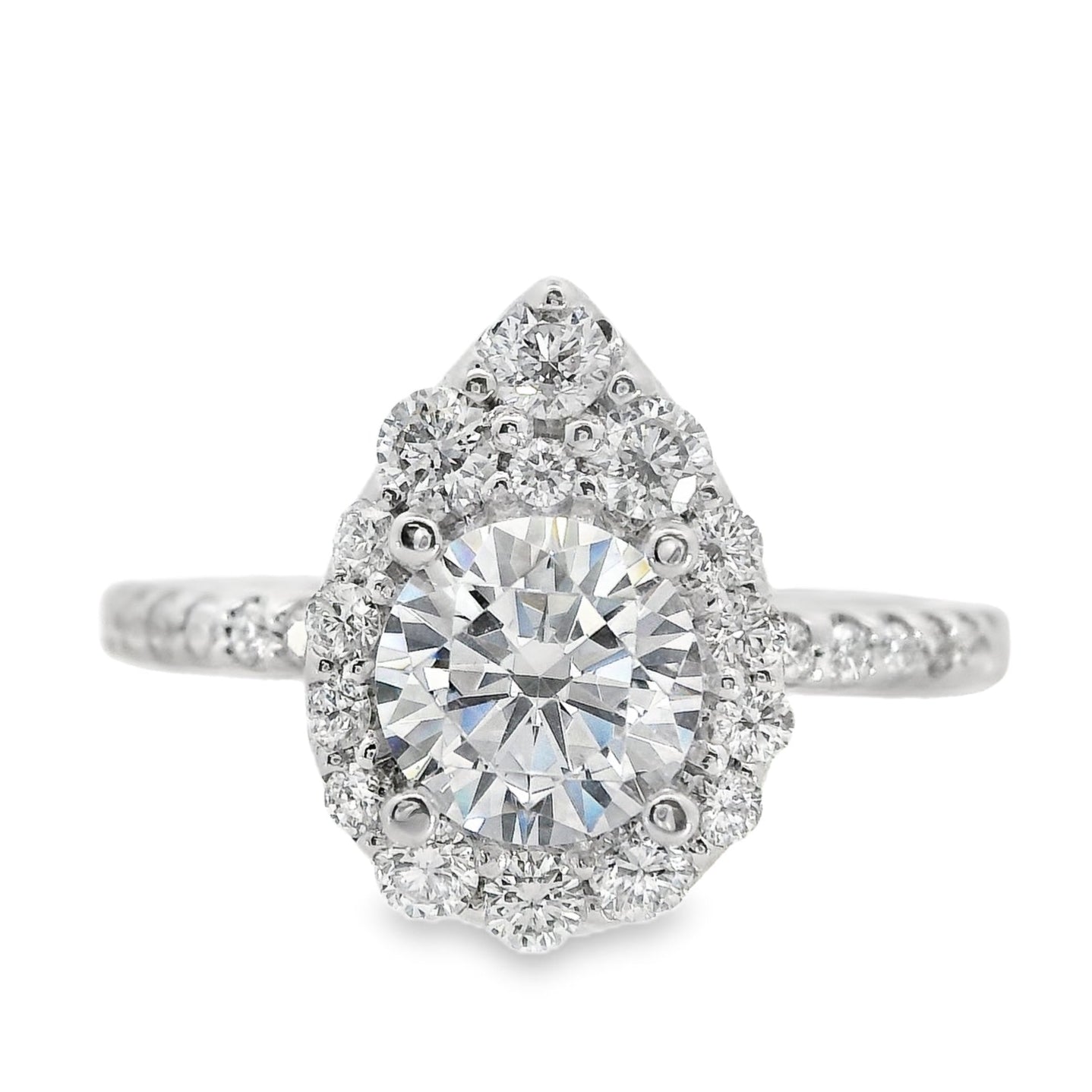 14K White Gold - Diamond Ring Setting - J35575