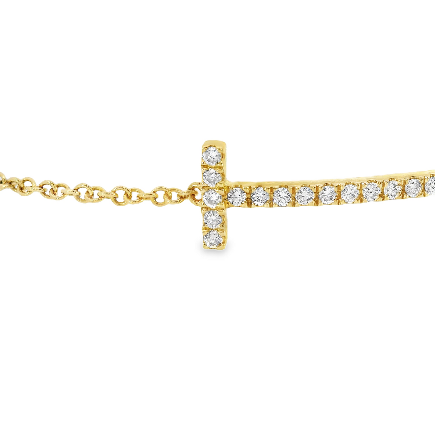 18K Yellow Gold - Diamond Bracelet - J35759