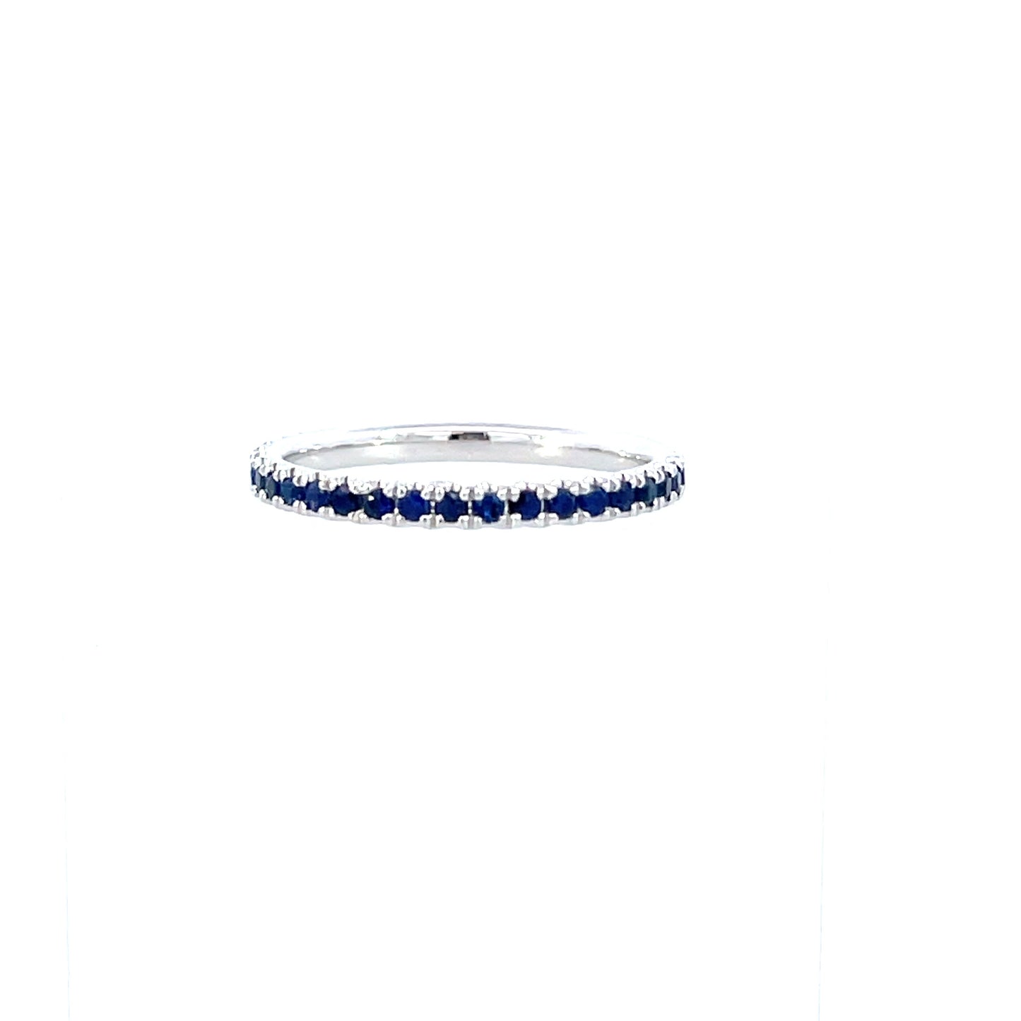 18KW Sapphire Eternity Band