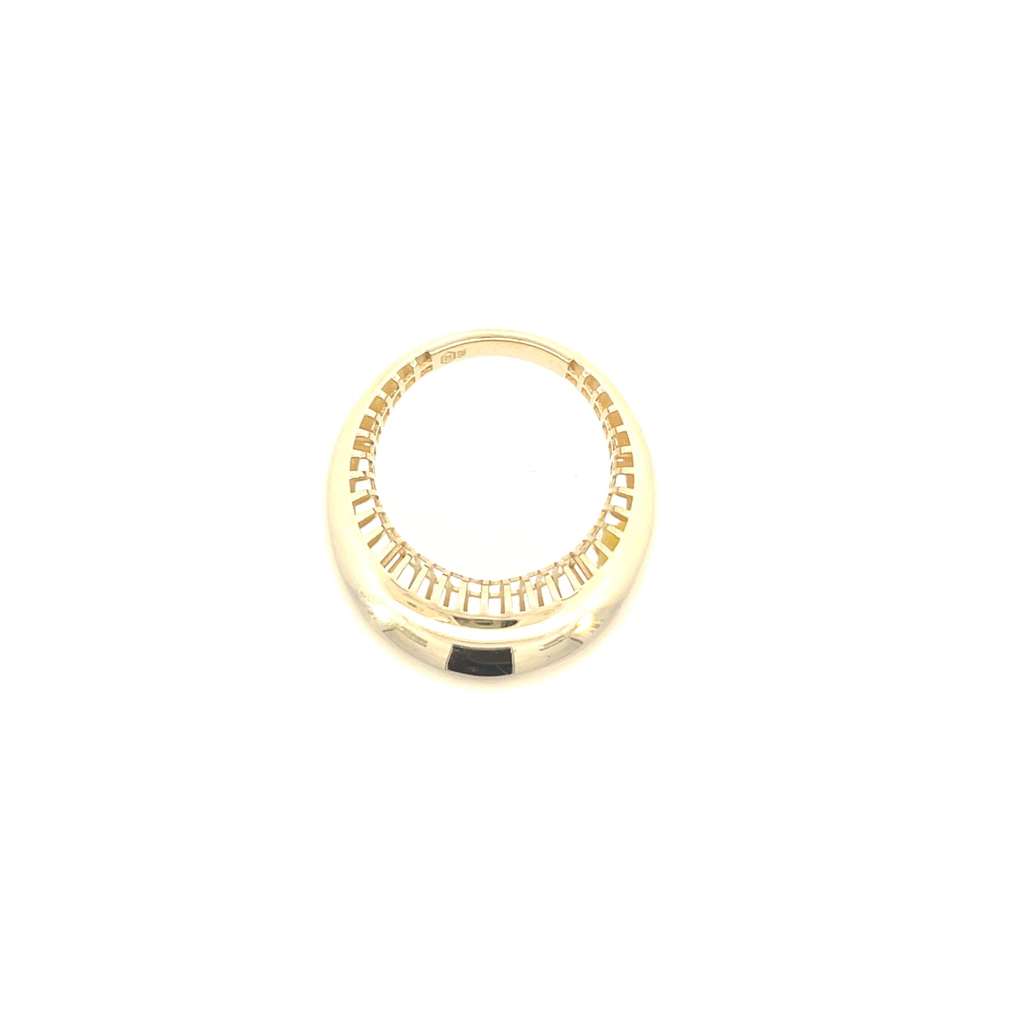 14K Yellow Gold - Dome Ring - J36431