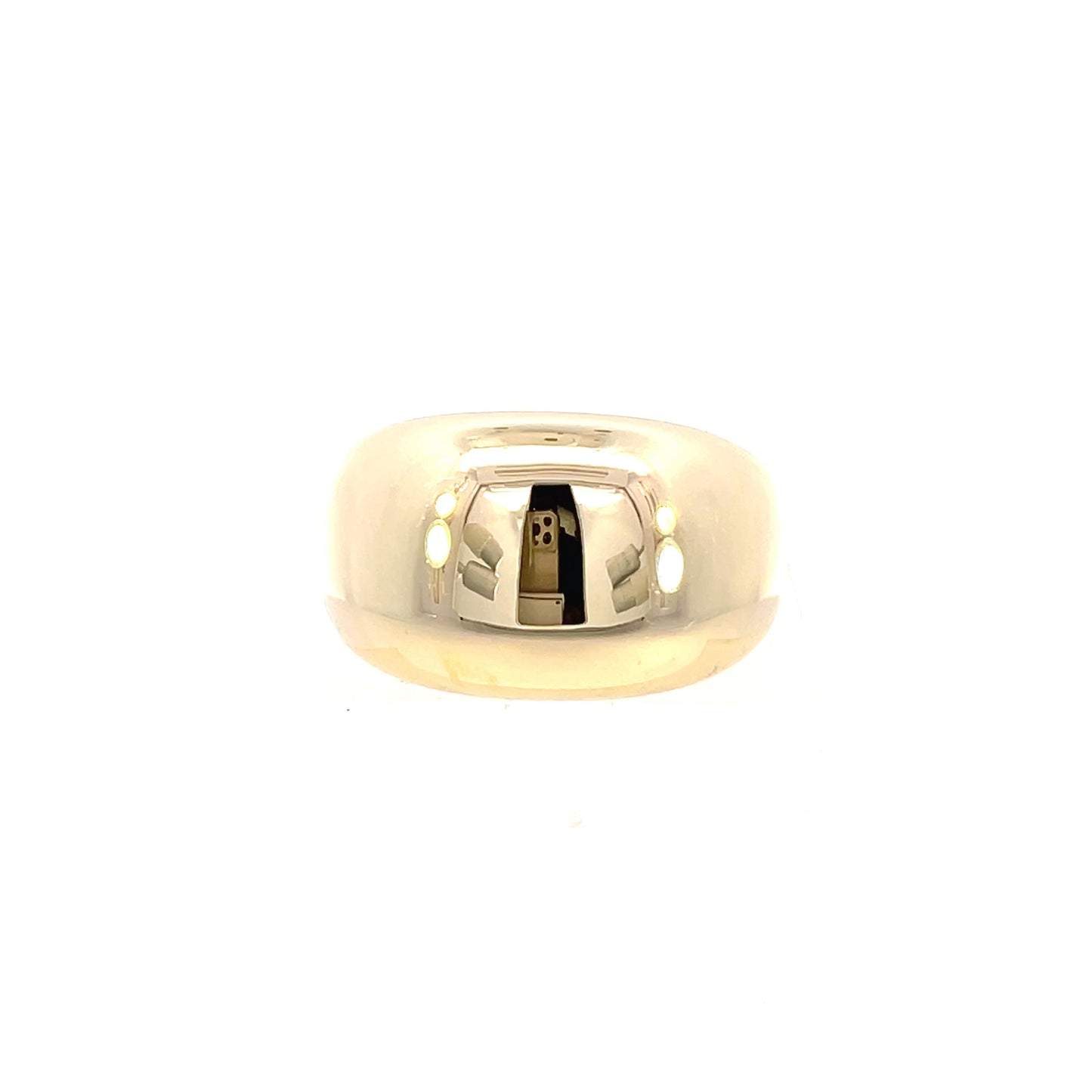 14K Yellow Gold - Dome Ring - J36431