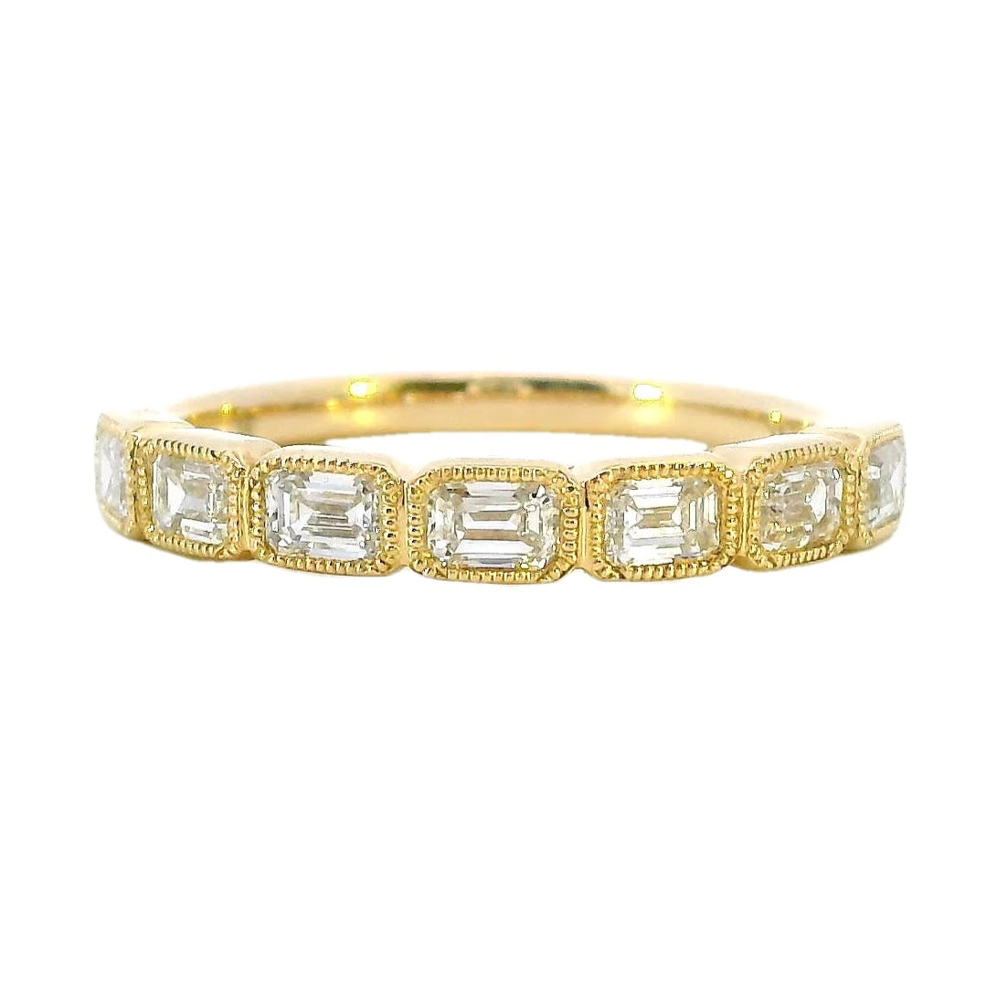 14K Yellow Gold - Diamond Band - J37321