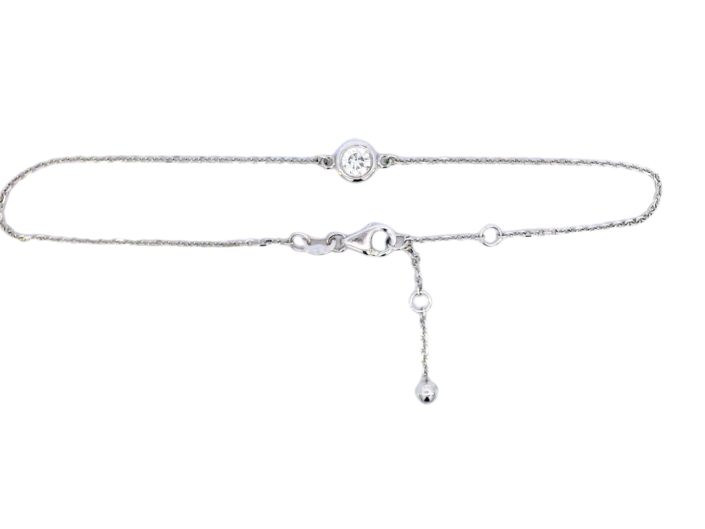 14K White Gold - Diamond Bracelet - J37516
