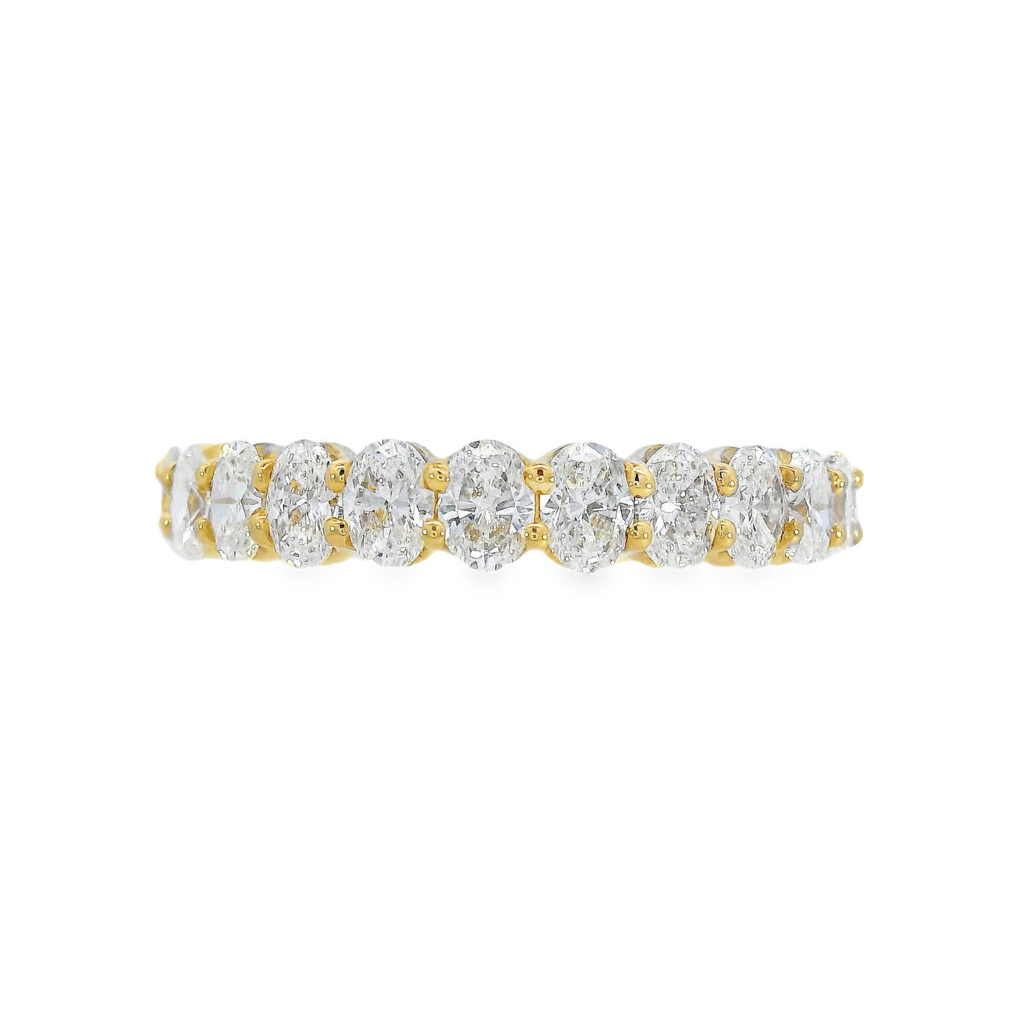 18K Yellow Gold Diamond Band - J37680