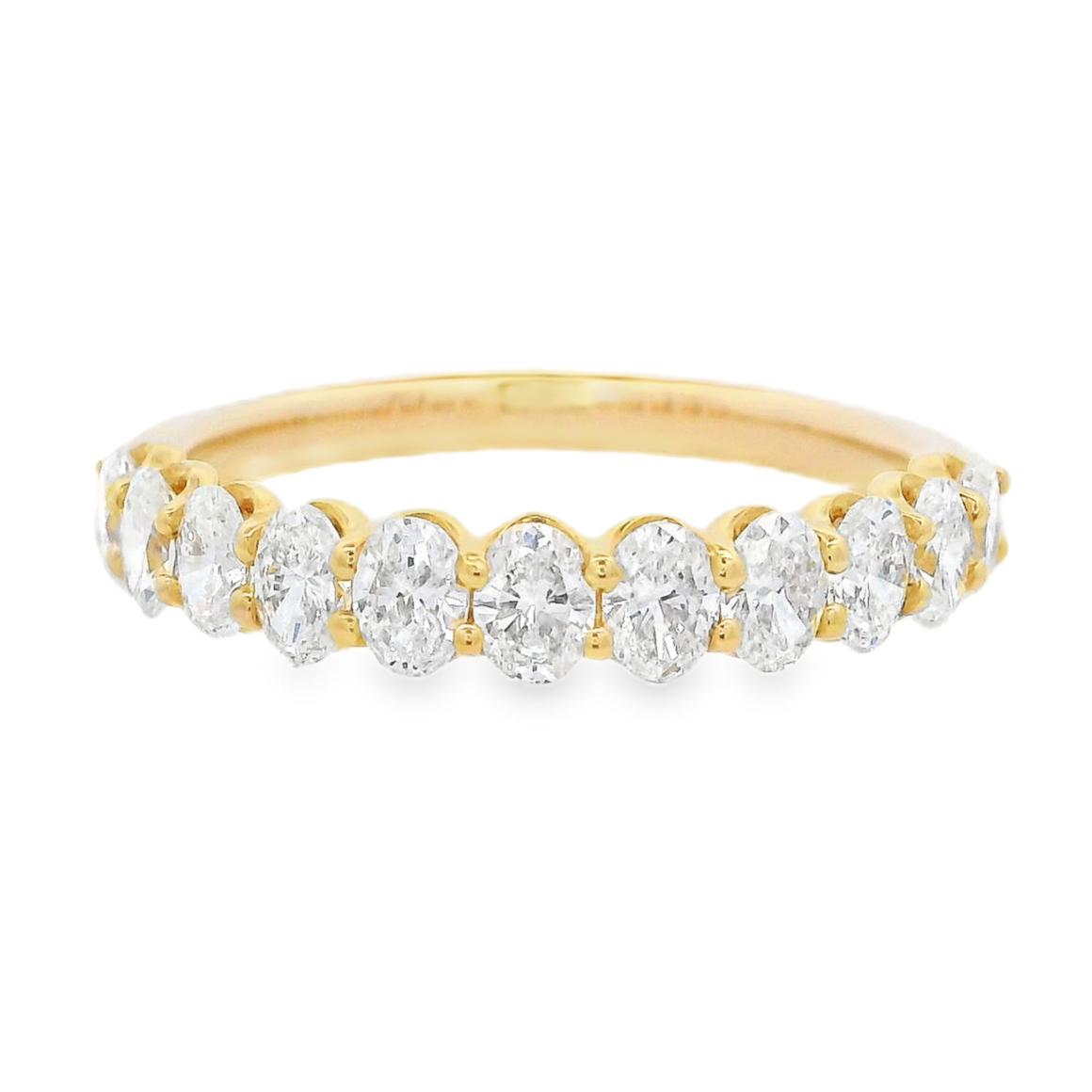 18K Yellow Gold Diamond Band - J37680