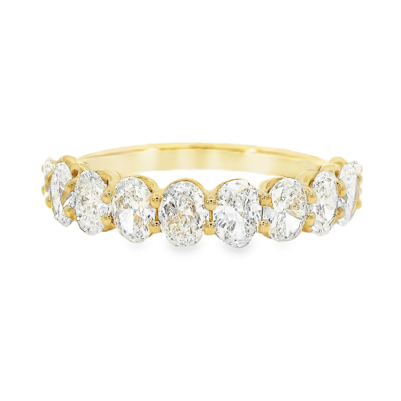 18K Yellow Gold Diamond Band - J37681