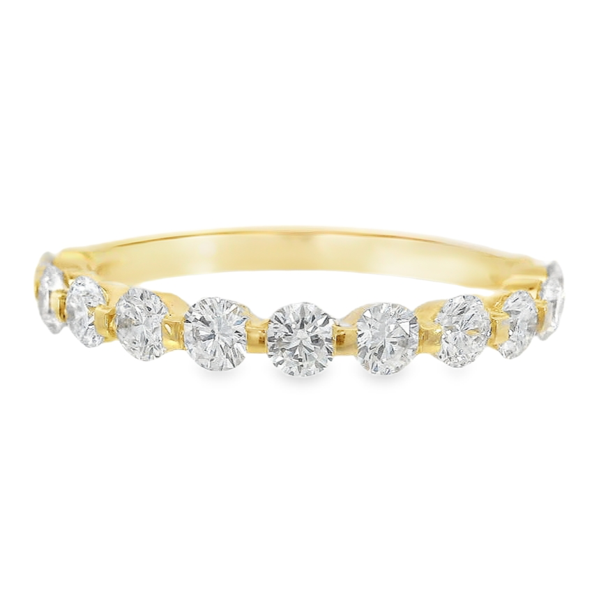 18K Yellow Gold Diamond Band - J37683