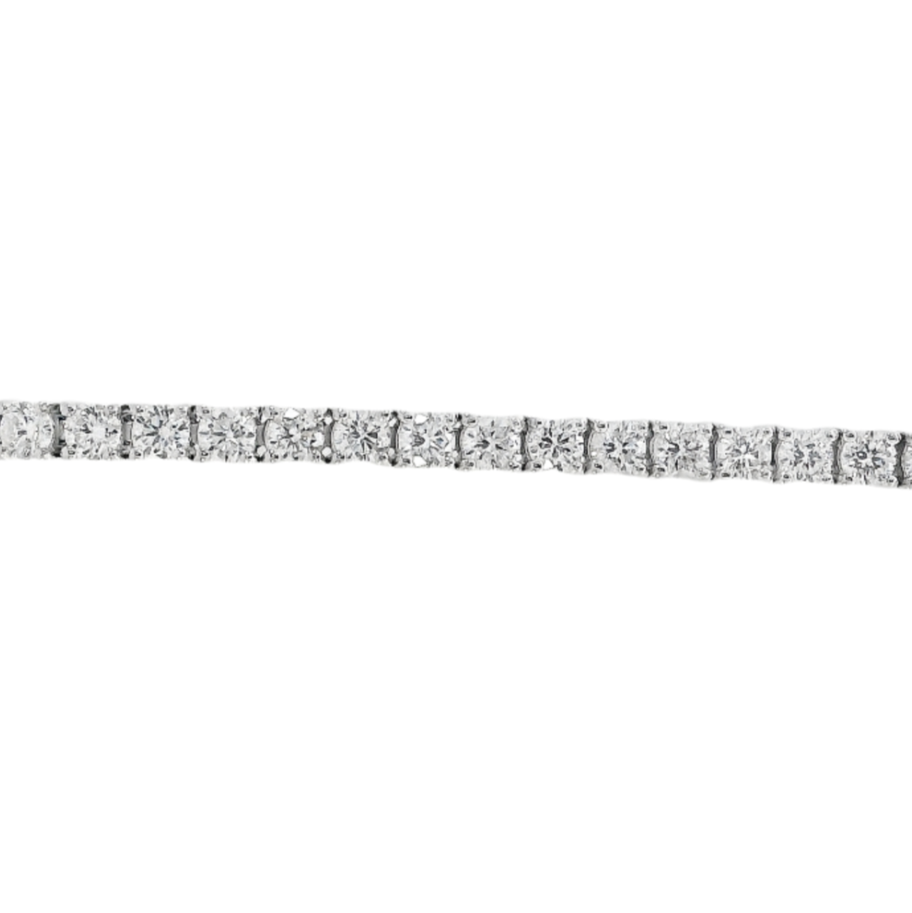 14K White Gold - Diamond Bracelet - J37813