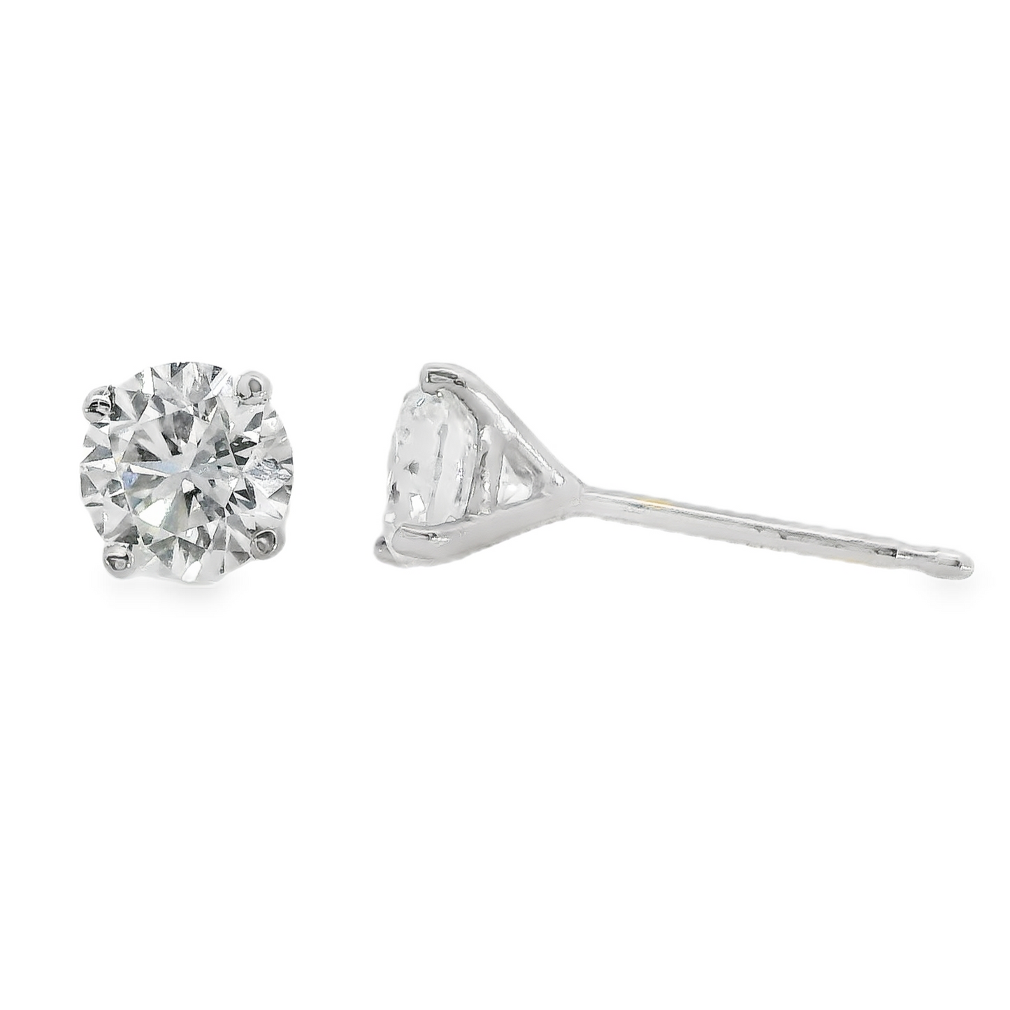 Diamond Stud Earrings - 0.91 ct tw - J38130