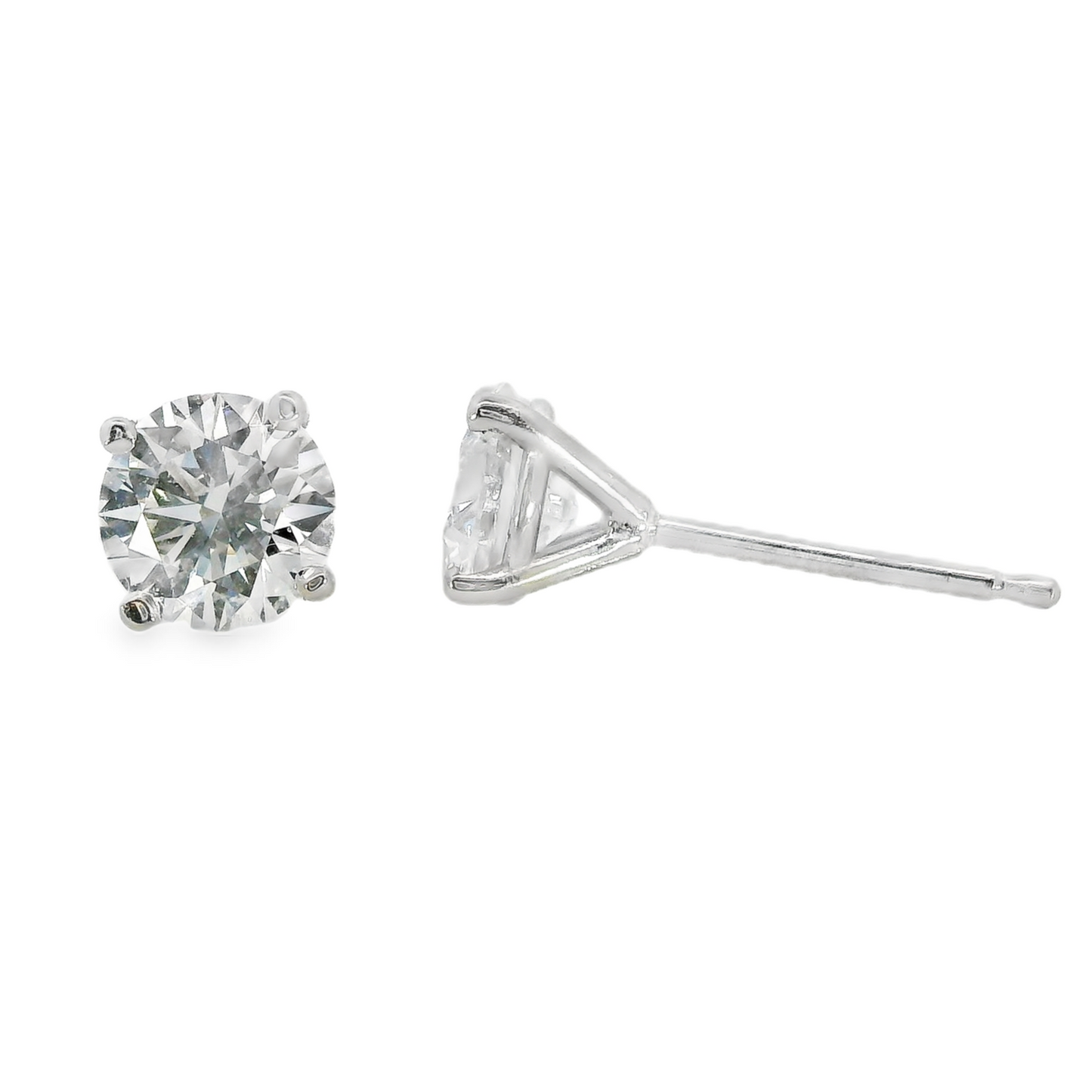 Diamond Stud Earrings - 1.02 ct tw - J38131