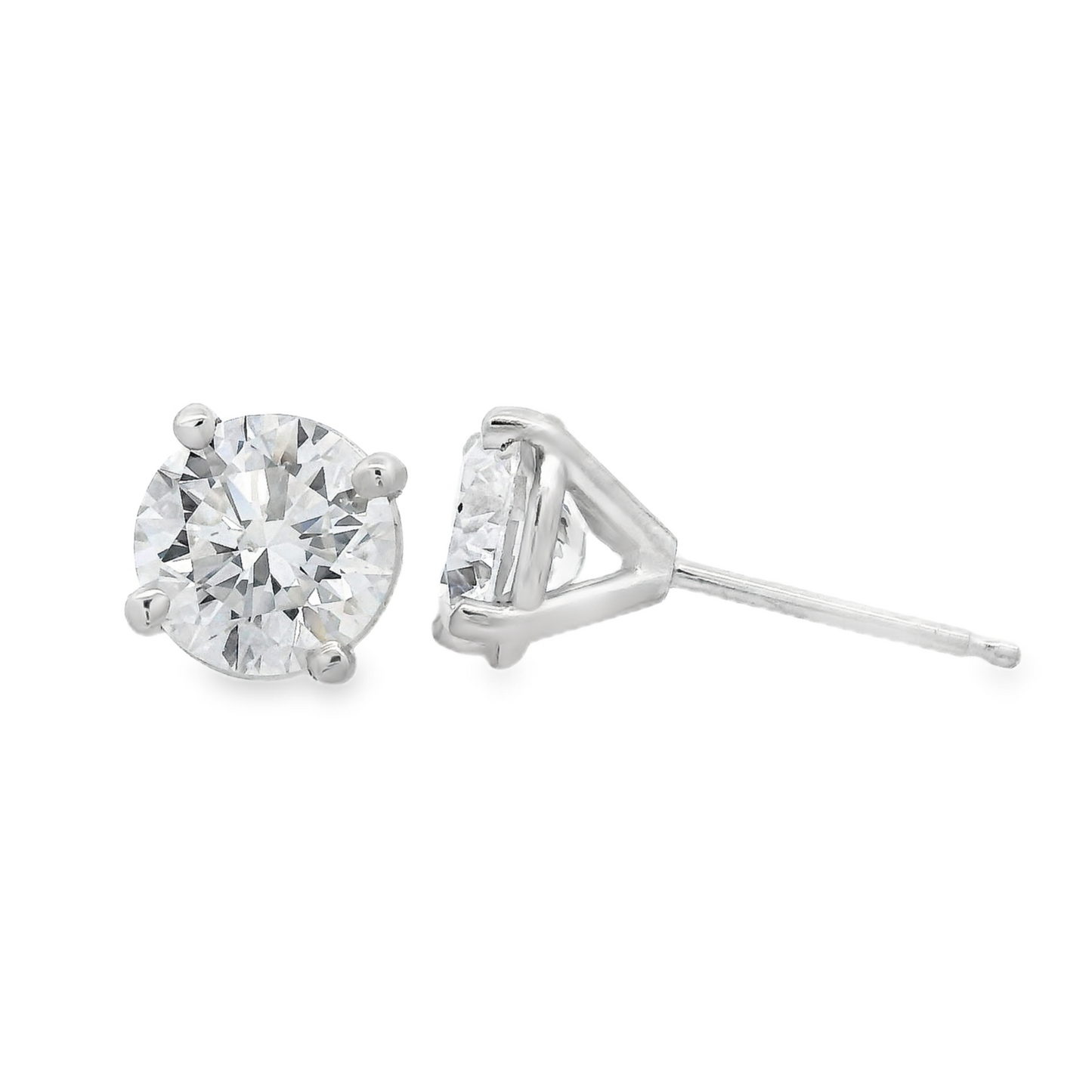 Diamond Stud Earrings - 2.02 ct tw - J38143