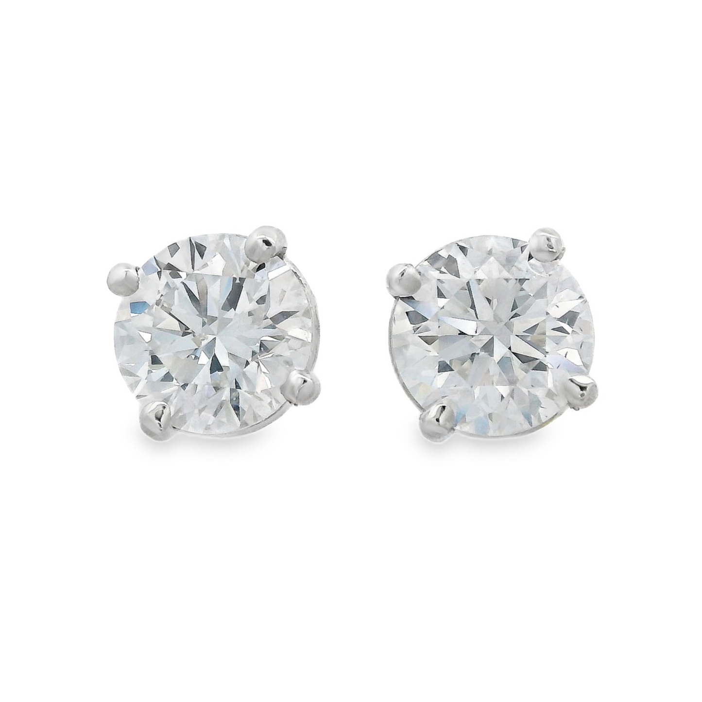 Diamond Stud Earrings - 2.02 ct tw - J38143