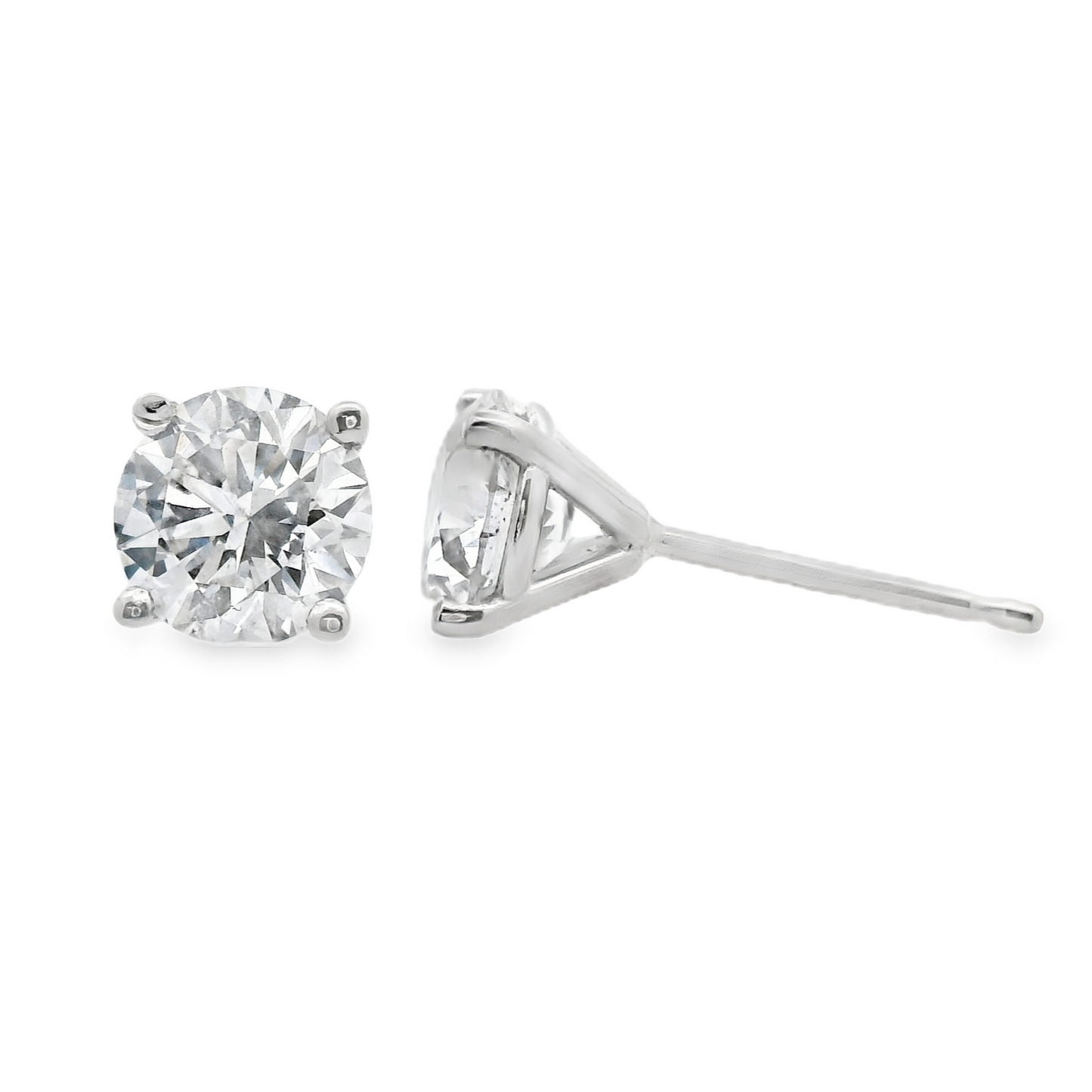 Diamond Stud Earrings - 1.40 ct tw - J38154