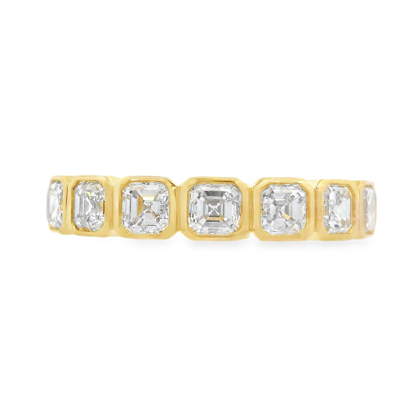 18K Yellow Gold - Diamond Eternity Band - J38216