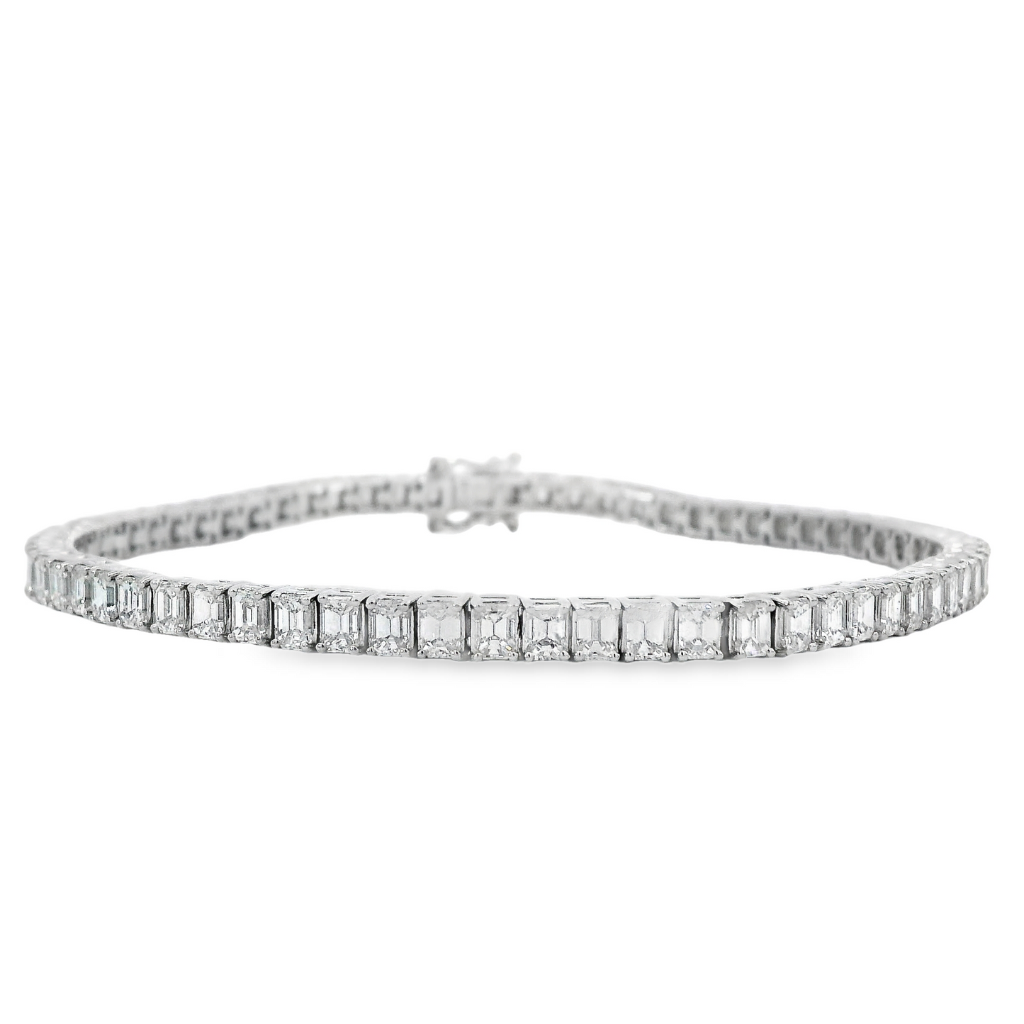 18K White Gold - Diamond Bracelet - J37135