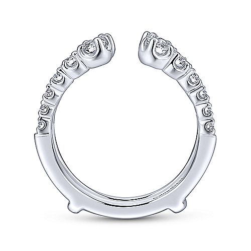 14k White Gold Ring Guard - AN12552M-W44JJ