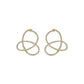 14kt Yellow Gold Hoop Diamond Earrings - EG13177Y45JJ