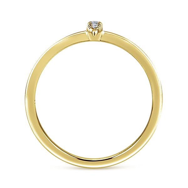 14K Yellow Gold - Ladies Fashion Ring - J31020