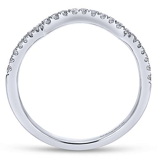 14k White Gold Diamond Band - WB7517W44JJ