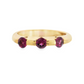 14K Yellow Gold - Rhodolite Garnet Ring - 10640