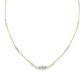 18K Yellow Gold - Diamond Necklace - J37115