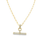 14K Yellow Gold - Diamond Necklace - J37519