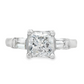 14K White Gold - Diamond Engagement Ring - 15461