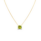 14K Yellow Gold - Peridot Necklace - J37503