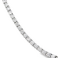 14K White Gold - 22in Diamond Tennis Necklace - J36278