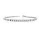 14K White Gold - Diamond Tennis Bracelet 4.00 ct tw - J38670