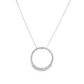 14K White Gold - Diamond Necklace - J36921