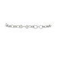 14K White gold classic link bracelet. Item 15919 - ABC Jewelry Co.