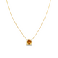 14K Yellow Gold - Citrine Necklace - J37502
