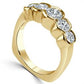 14KY Half Bezel Engagement Ring