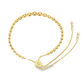 14K Yellow Gold - Diamond Bolo Bracelet - J35295