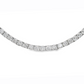 14K White Gold - 22in Diamond Tennis Necklace - J36278