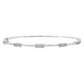 14K White Gold - Diamond Bangle Bracelet - J35494