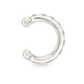 14K White Gold - Diamond Ear Cuff