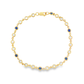 18K Yellow Gold - Diamond & Sapphire Bracelet - J38851