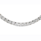 14K White Gold - 18in Diamond Tennis Necklace - J37312